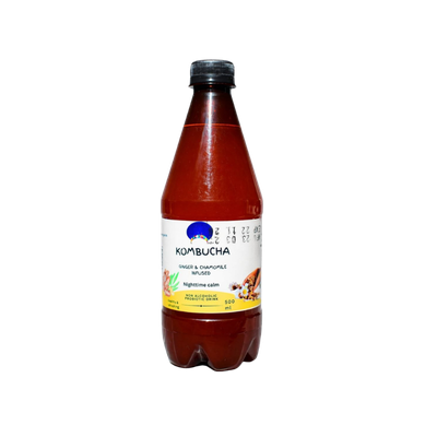 Kombucha Ginger Lemon (500ml) 6 pack